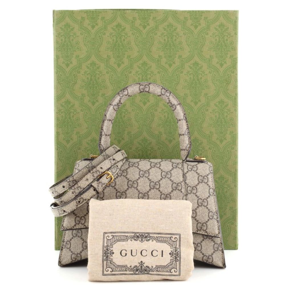 Gucci x Balenciaga The Hacker Project Hourglass Top Handle Bag GG Coated Canvas - Picture 2 of 7